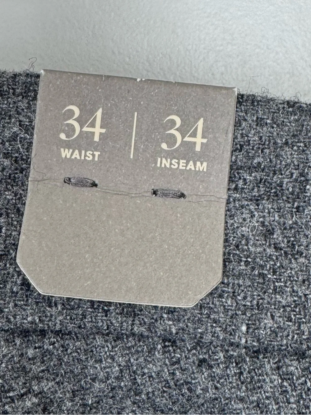 NWT J.Crew Classic Creased Trouser Pant Wool Grey Men Size 34
